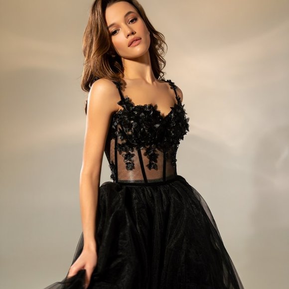 Luxury Evening Set CAPELLA Collection VN-058 Corset + A-Line Skirt - Picture 7 of 9